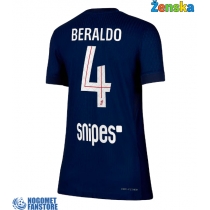 Paris Saint-Germain Lucas Beraldo #4 Domaci Dres za Ženska 2025-26 Kratak Rukav